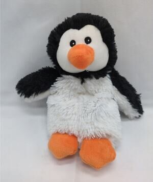 Warmies Plush Penguin Flaxseed Lavender Scented Microwavable Stuffed Animal
